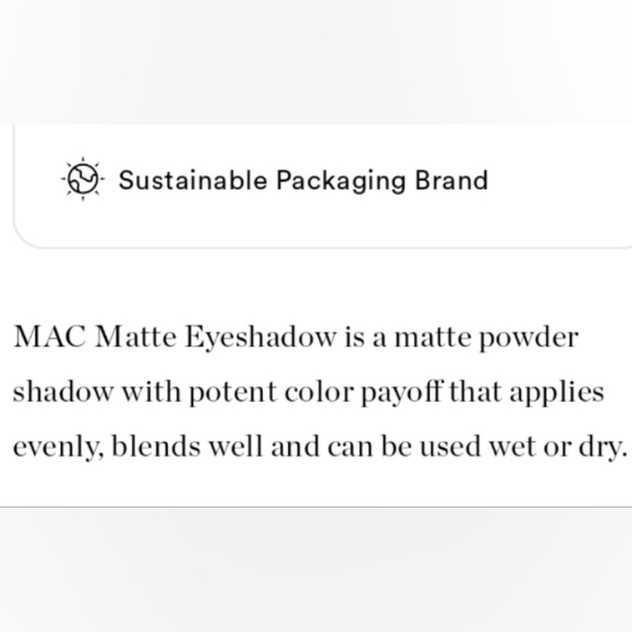 MAC COSMETICS MATTE EYESHADOW IN OMEGA. - Picture 8 of 9